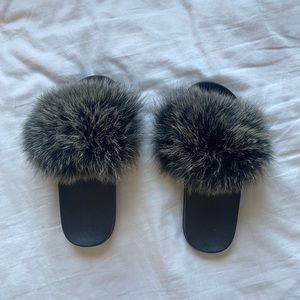 Fuzzy Sandals